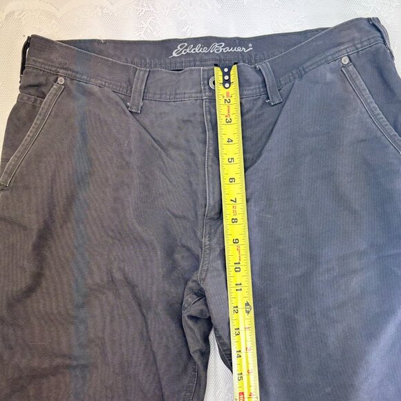 Eddie Bauer Men's Pants Fleece Lined Warm Relax Fit Bottoms Insulated Warmth - Picture 10 of 12